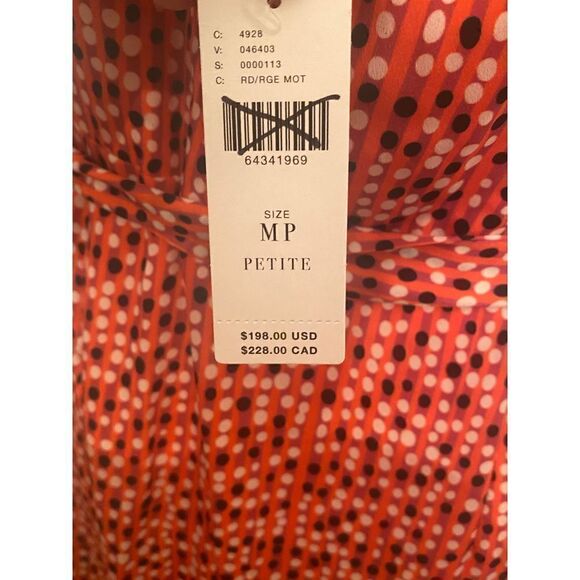 Anthropologie - Flutter Wrap Midi Dress petite M - Picture 15 of 16